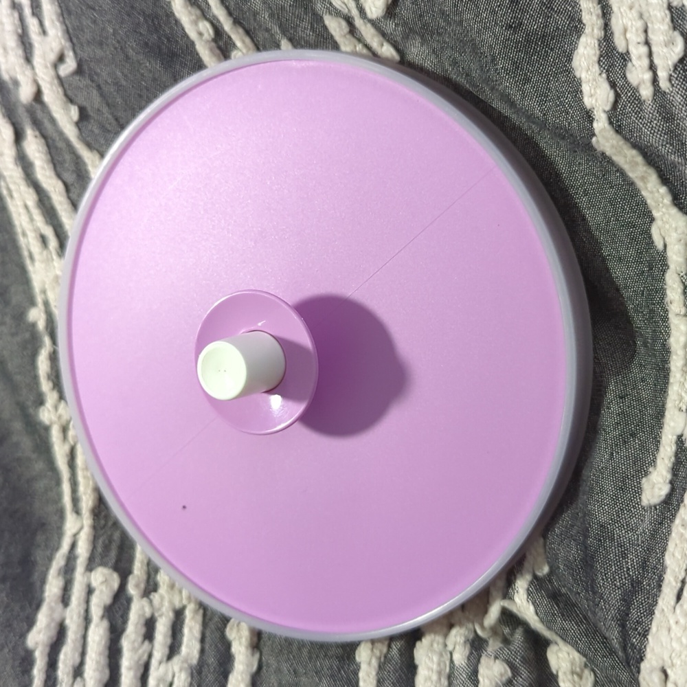 Tupperware gallon top push button lilac